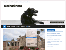 Tablet Screenshot of alexharkness.com